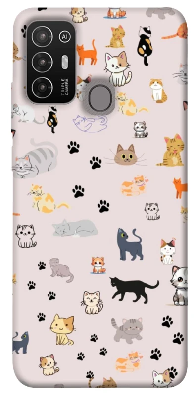 Чехол на ZTE Blade A52 Cat style ver.1 фото 1 из 1