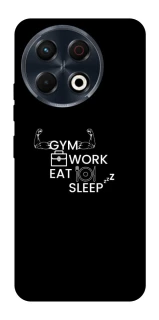 Чохол на TECNO Spark 30 Pro (KL7) Gym v2 фото 1 з 1