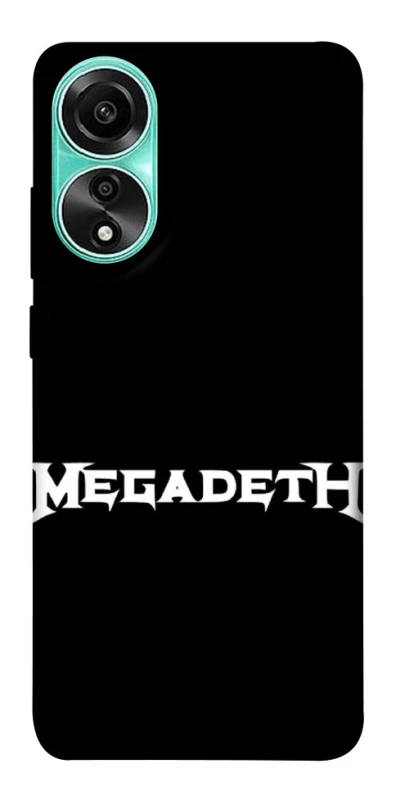 Чехол на Oppo A78 4G Megadeth logo фото 1 из 1