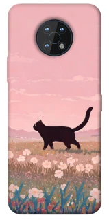 Чехол на Nokia G50 cat on a field фото 1 из 1