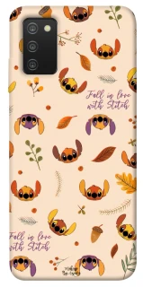 Чехол на Samsung Galaxy A03s Fall in love with Stitch фото 1 Чехол на Samsung Galaxy A03s Fall in love with Stitch фото 1 из 1