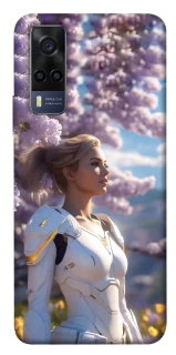 Чехол на Vivo Y53s Cyber space girl ver.1 фото 1 из 1