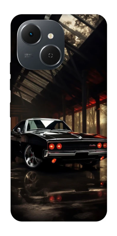 Чехол на TECNO Spark 40C Black classic car фото 1 из 1