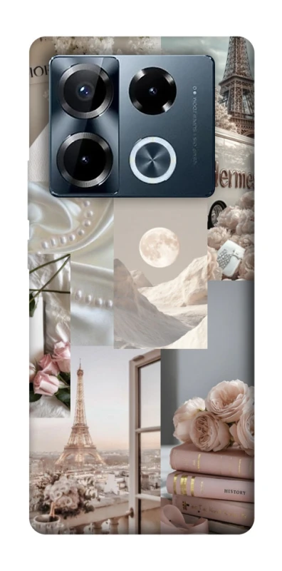 Чохол на Infinix Note 40 Pro 4G Fashion collage ver.6 фото 1 з 1