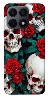 Чехол на Huawei Honor X8a skull and rose фото 1 из 1