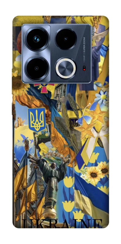 Чехол на Infinix Note 40 4G Ukraine style ver.8 фото 1 из 1