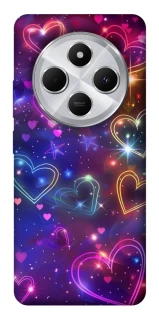 Чохол на Xiaomi Redmi 14C / Poco C75 Drawn hearts фото 1 з 1