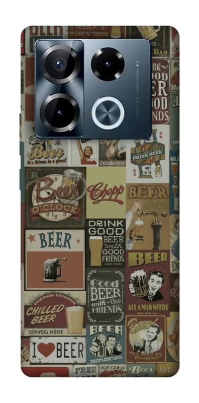 Чохол на Infinix Note 40 Pro 4G Retro collage ver.1 фото 1 з 1