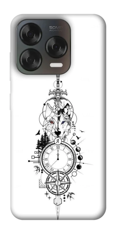 Чехол на ZTE Blade V70 Design Tattoo ver.8 фото 2 из 2