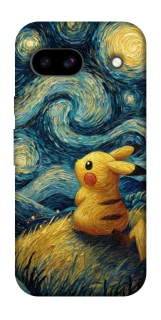 Чохол на Google Pixel 8a Pikachu and Van Gogh фото 1 з 1
