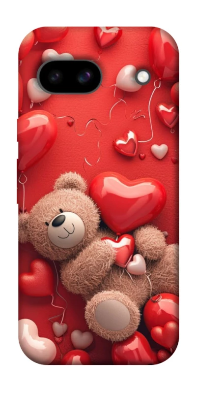 Чехол на Google Pixel 8a bear in hearts фото 1 из 1
