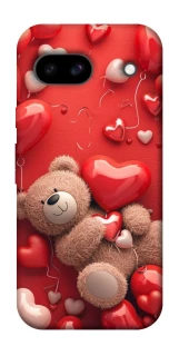 Чехол на Google Pixel 8a bear in hearts фото 1 из 1