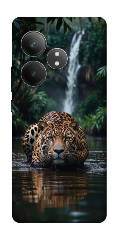 Чохол на Realme GT Neo 6 SE Leopard in water фото 1 з 1