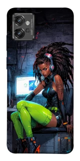Чехол на Motorola Moto G32 Cyber girl фото 1 из 1