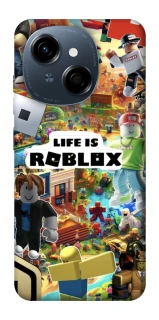 Чехол на TECNO Spark Go 1 Life is Roblox фото 1 из 1