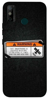 Чехол на TECNO Spark 6 Go Warning фото 1 из 1