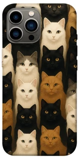 Чохол на Apple iPhone 12 Pro Max (6.7") Colorful Cat Collage фото 1 Чохол на Apple iPhone 12 Pro Max (6.7") Colorful Cat Collage фото 1 з 1