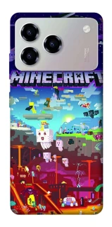 Чохол на ZTE Blade A76 Minecraft world фото 1 з 1