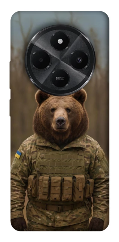 Чохол на Xiaomi Redmi A4 Ведмідь захисник фото 1 з 1