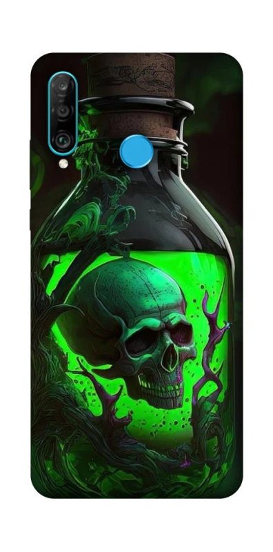 Чехол на Huawei P30 lite Skull bottle фото 1 из 1