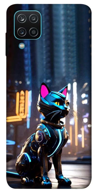 Чохол на Samsung Galaxy M12 Cyber cat фото 1 з 1