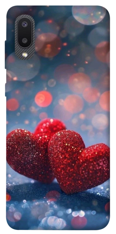 Чехол на Samsung Galaxy A02 Red hearts фото 1 из 1