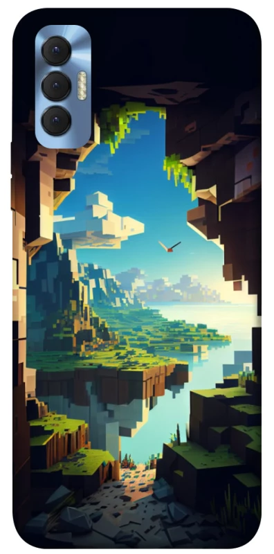 Чехол на TECNO Spark 8P Minecraft sunrise фото 1 из 1