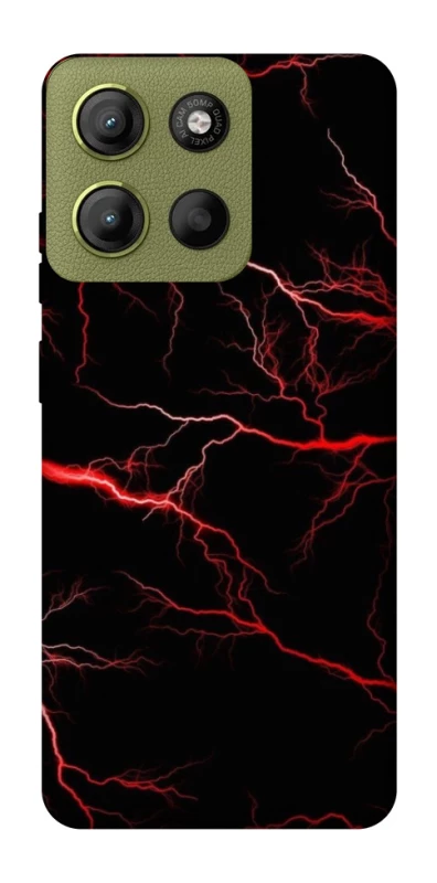 Чехол на Motorola Moto G15 4G Красная молния фото 1 из 1