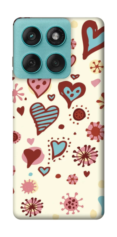 Чохол на Motorola Edge 60 Fusion Pretty hearts фото 1 з 1