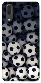Чехол на Huawei P20 Футбольные мячи фото 1 из 1