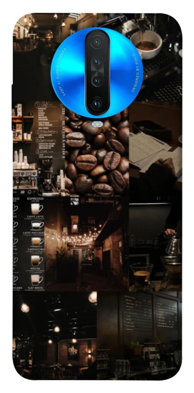 Чохол на Xiaomi Redmi K30 Coffee collage ver.1 фото 1 з 1