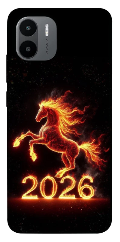 Чохол на Xiaomi Redmi A1 / A2 Red Fire Horse ver.1 фото 1 з 1