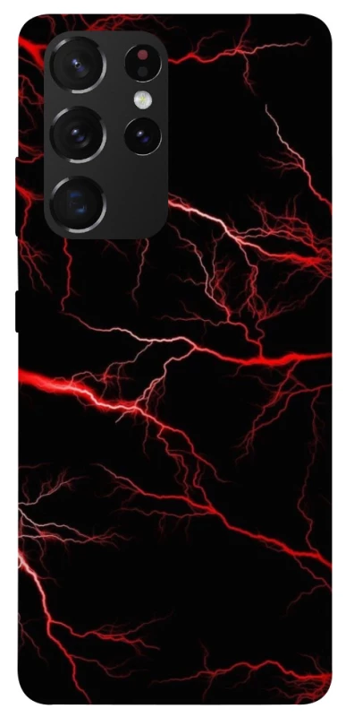 Чехол на Samsung Galaxy S21 Ultra Красная молния фото 1 из 1