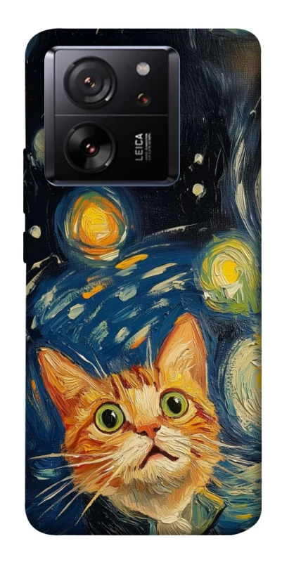 Чохол на Xiaomi 13T paint cat фото 1 з 1