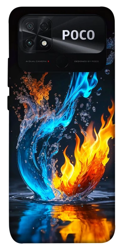 Чехол на Xiaomi Poco C40 Water And Fire фото 1 из 1