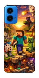 Чохол на Motorola Moto G45 Minecraft v6 фото 1 з 1