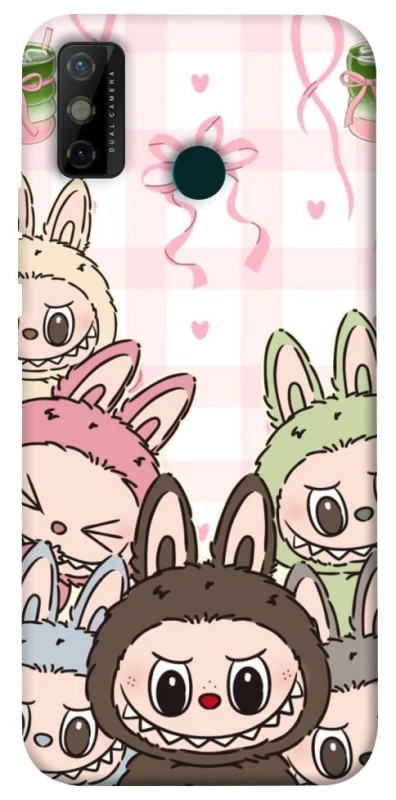 Чохол на TECNO Spark 6 Go All Labubu 2 фото 1 з 1