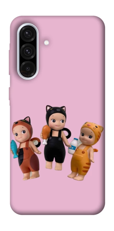 Чохол на Samsung Galaxy A36 5G Cat Cafe Trio фото 1 з 1