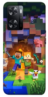 Чехол на Oppo A57s Minecraft game фото 1 из 1
