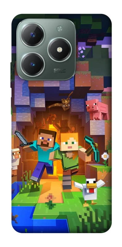 Чехол на Realme C61 Minecraft game фото 1 из 1
