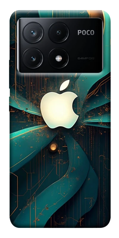 Чохол на Xiaomi Poco X6 Apple logo ver.4 фото 1 з 1