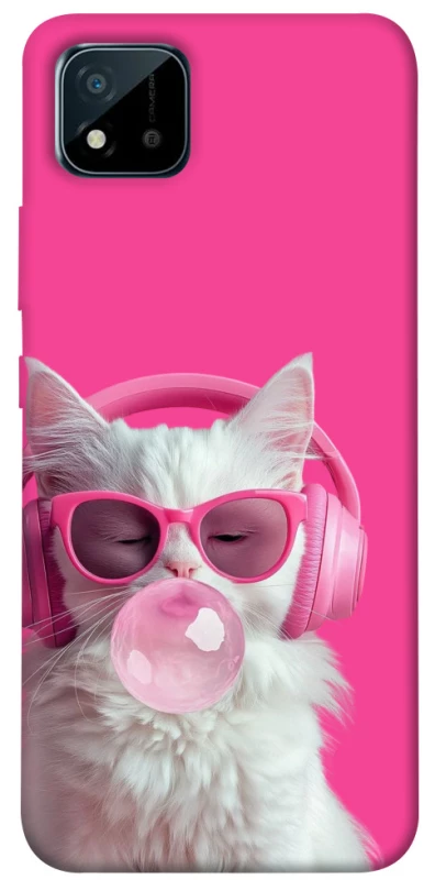 Чехол на Realme C11 (2021) Pink kitty фото 1 из 1