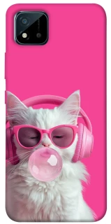 Чехол на Realme C20 Pink kitty фото 1 из 1