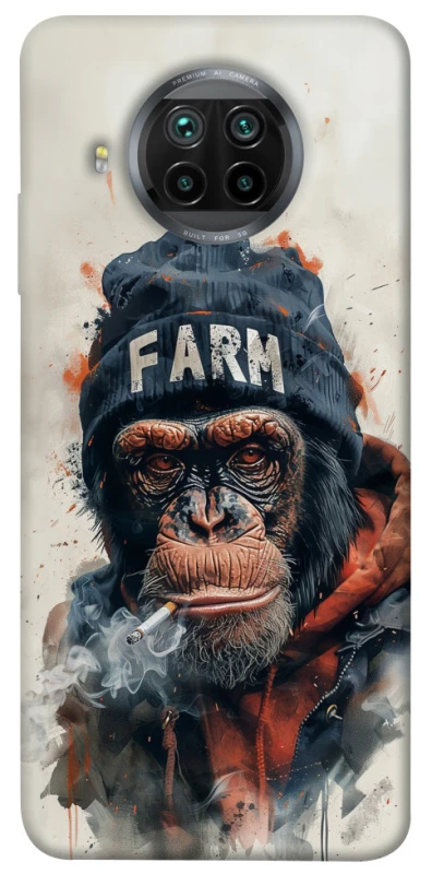 Чехол на Xiaomi Mi 10T Lite / Redmi Note 9 Pro 5G Шимпанзе v3 фото 1 из 1