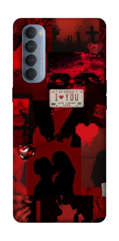 Чохол на Oppo Reno 4 Pro Love collage ver.2 фото 1 з 1
