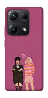 Чехол на Xiaomi Redmi Note 14S Raven & Rainbow Wednesday фото 1 из 1