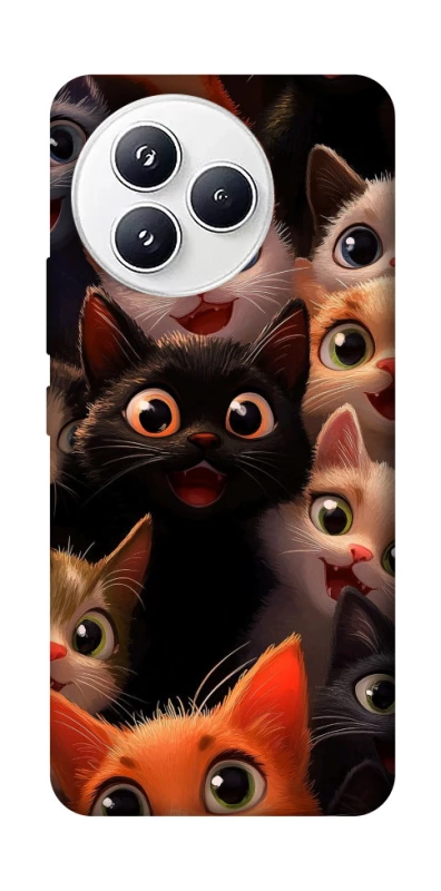 Чохол на Xiaomi Civi 5 Pro happy cats фото 1 з 1