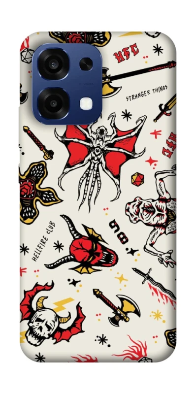 Чехол на Oppo A6 Pro 4G/5G Stranger Things ver.2 фото 2 из 2