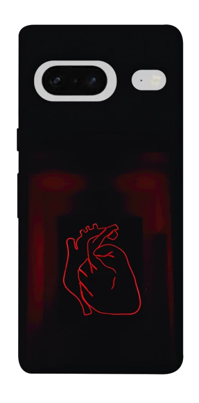 Чехол на Google Pixel 7 Красное сердце фото 1 из 1
