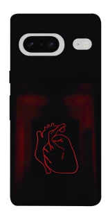 Чехол на Google Pixel 7 Красное сердце фото 1 из 1